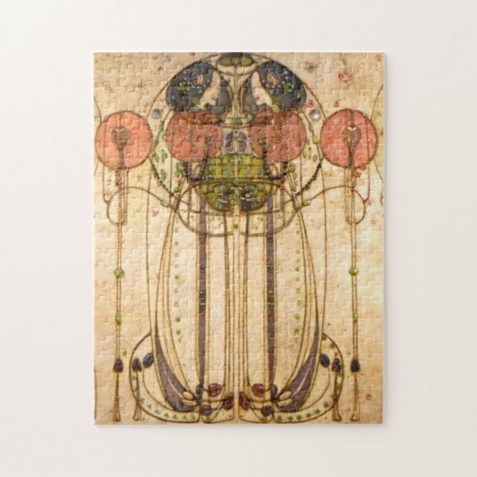 Charles Rennie Mackintosh The Wassail Legpuzzel (Verticaal)