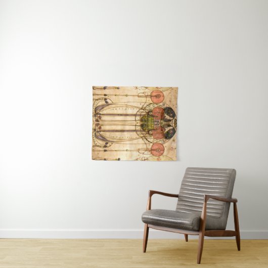 Charles Rennie Mackintosh The Wassail Wandkleed (In Situ (horizontaal))