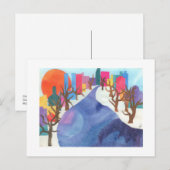 Charles River in Wintertime Briefkaart (Voorkant / Achterkant)