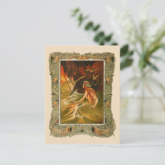 Charles Robinson - De Zeemeermin Briefkaart (Staand voorkant)