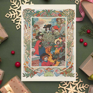 Charles Robinson Kerstgroeten Feestdagen Kaart