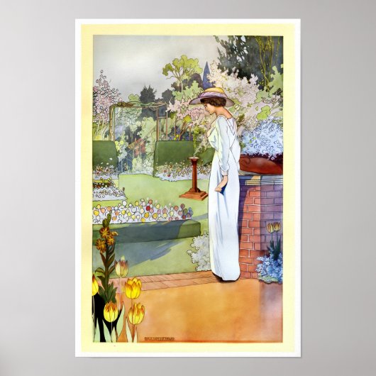 Charles Robinson - Onze sentimentele tuin 1914 Poster (Voorkant)