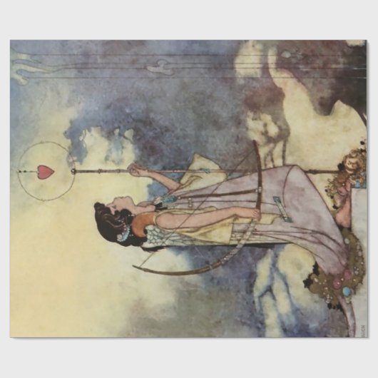 Charles Robinson's Art from Love Songs and Sonnets Cadeaupapier (Vlak)