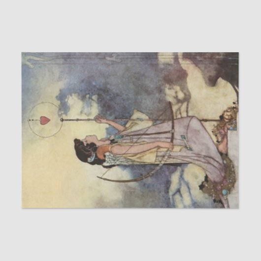 Charles Robinson's kunst van liefdesliedjes en son Tissuepapier (Voorkant)