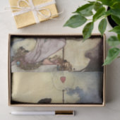 Charles Robinson's kunst van liefdesliedjes en son Tissuepapier (Geschenk)