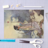 Charles Robinson's kunst van liefdesliedjes en son Tissuepapier (Craft)