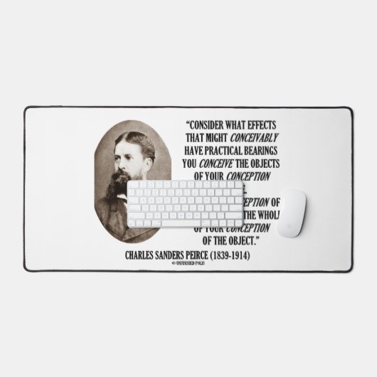 Charles Sanders Peirce Effects Objects Conception Bureaumat (Keyboard & Muis)