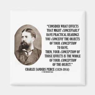 Charles Sanders Peirce Effects Objects Conception Magneet