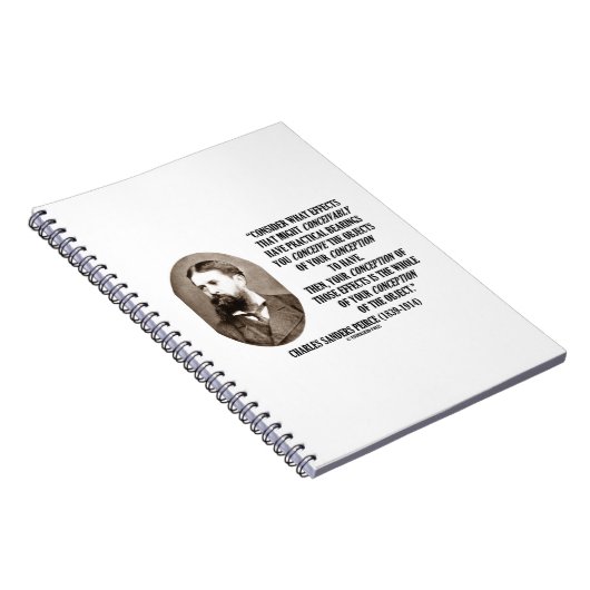 Charles Sanders Peirce Effects Objects Conception Notitieboek (Rechterzijde)