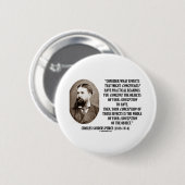 Charles Sanders Peirce Effects Objects Conception Ronde Button 5,7 Cm (Voorkant /achterkant)