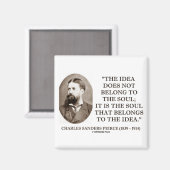 Charles Sanders Peirce Soul behoort tot het idee Magneet (Voorkant / Achterkant)