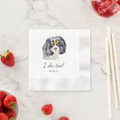 Charles Spaniel Dog gepersonaliseerd doe ik ook Servet (Insitu)