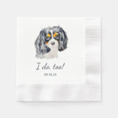 Charles Spaniel Dog gepersonaliseerd doe ik ook Servet (Voorkant)