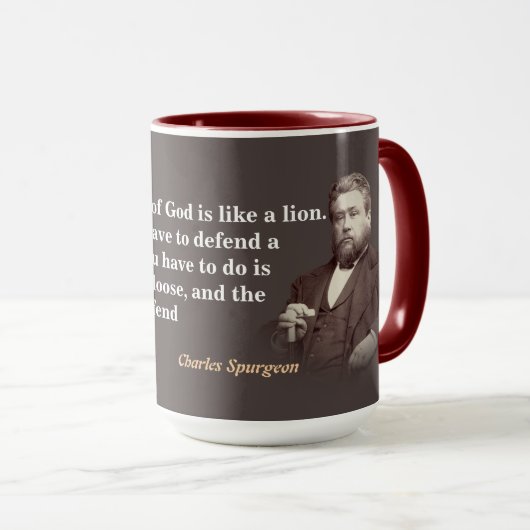 Charles Spurgeon Quote On The Word Of God Mok (Voorkant rechts)