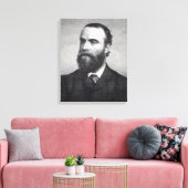 Charles Stewart Parnell Canvas Afdruk (Insitu (Woonkamer))