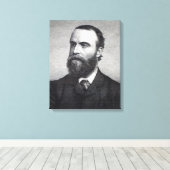 Charles Stewart Parnell Canvas Afdruk (Insitu (Houten vloer))
