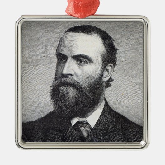 Charles Stewart Parnell Metalen Ornament (Voorkant)