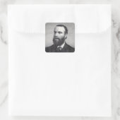 Charles Stewart Parnell Vierkante Sticker (Tas)