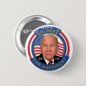 Charles Tolbert voor president 2012 Ronde Button 5,7 Cm (Voorkant /achterkant)