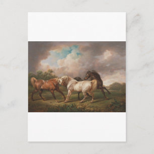 Charles Towne Art schilderij Oliepaarden Destiny Briefkaart