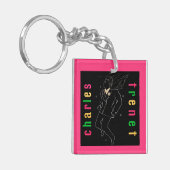 Charles Trenet Sleutelhanger (Voorkant Links)