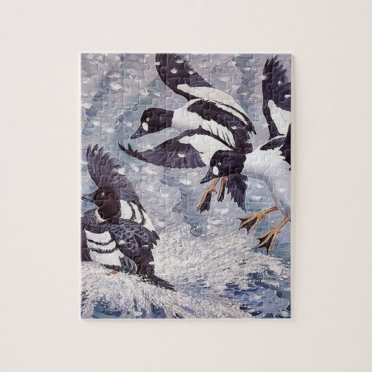Charles Tunnicliffe Goldeneye Ducks Legpuzzel (Verticaal)