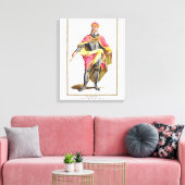 Charles V (1500-58) van 'Receuil des Estampes', re Canvas Afdruk (Insitu (Woonkamer))