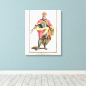 Charles V (1500-58) van 'Receuil des Estampes', re Canvas Afdruk (Insitu (Houten vloer))