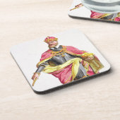 Charles V (1500-58) van 'Receuil des Estampes', re Onderzetter (Linkerzijde)