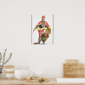 Charles V (1500-58) van 'Receuil des Estampes', re Poster (Keuken)
