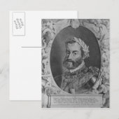 Charles V., Heilige Romeinse keizer Briefkaart (Voorkant / Achterkant)