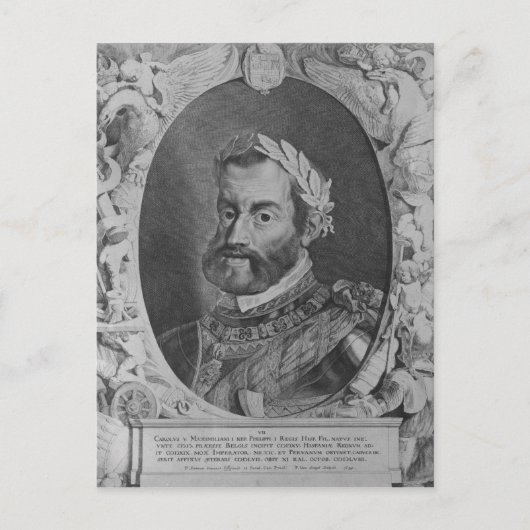 Charles V., Heilige Romeinse keizer Briefkaart (Voorkant)