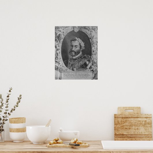 Charles V., Heilige Romeinse keizer Poster (Keuken)