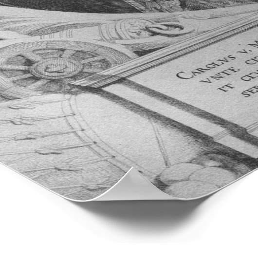 Charles V., Heilige Romeinse keizer Poster (Hoek)