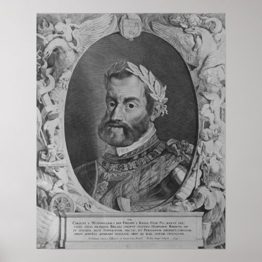 Charles V., Heilige Romeinse keizer Poster (Voorkant)