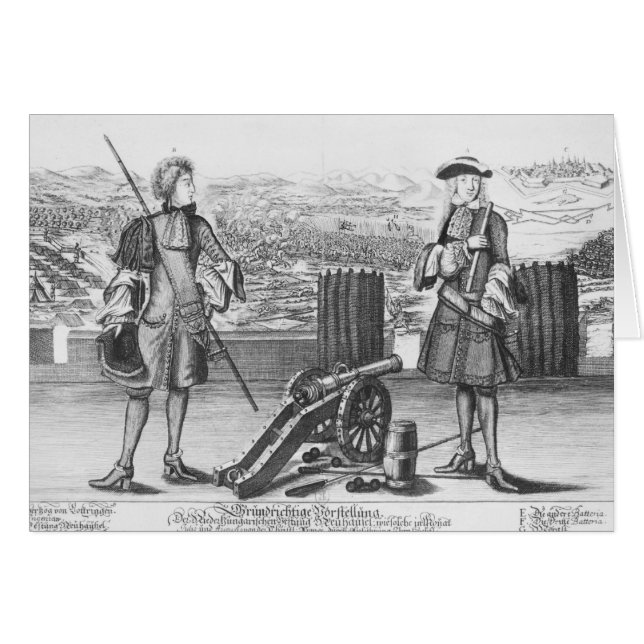 Charles V, hertog van Lorraine en Bar, met (Voorkant Horizontaal)