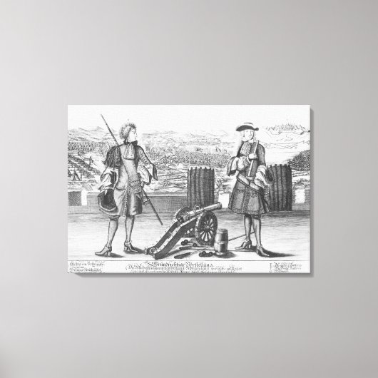 Charles V, hertog van Lorraine en Bar, met Canvas Afdruk (Voorkant)