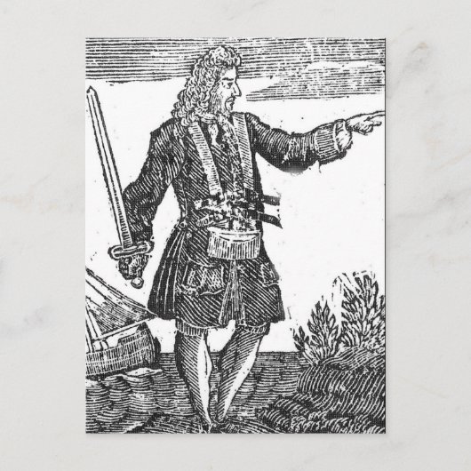 Charles Vane Briefkaart (Voorkant)