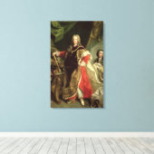 Charles VI, de Heilige Romeinse keizer die de Canvas Afdruk (Insitu (Houten vloer))