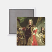 Charles VI, de Heilige Romeinse keizer die de Magneet (Voorkant / Achterkant)