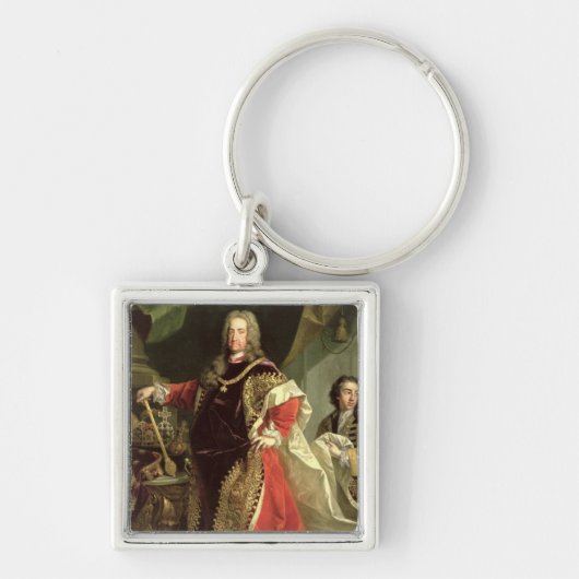 Charles VI, de Heilige Romeinse keizer die de Sleutelhanger (Voorkant)
