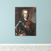 Charles VI Heilige Roman Emperor Canvas Afdruk (Insitu (Houten vloer))