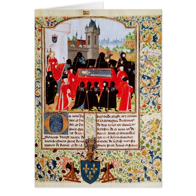 Charles VI van de begrafenis van Frankrijk (Voorkant)