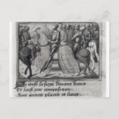 Charles VII en Joan of Arc bij het Siege van Briefkaart (Voorkant)