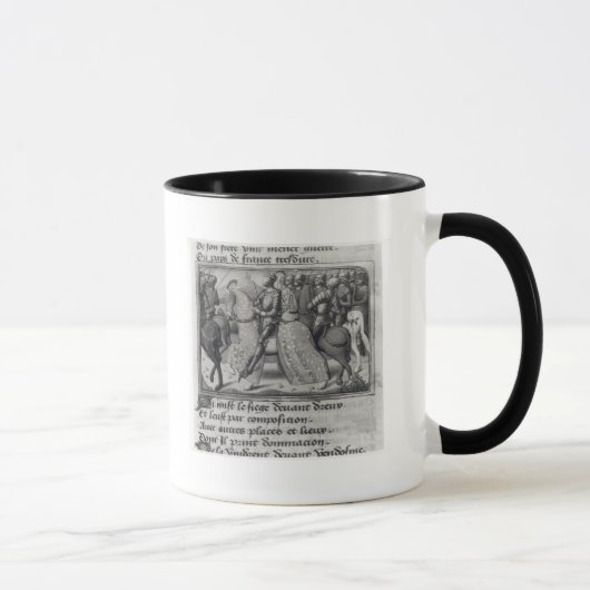 Charles VII en Joan of Arc bij het Siege van Mok (Rechts)