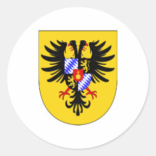 Charles VII Wapenimperiale Coat Heilige Romeinse k Ronde Sticker