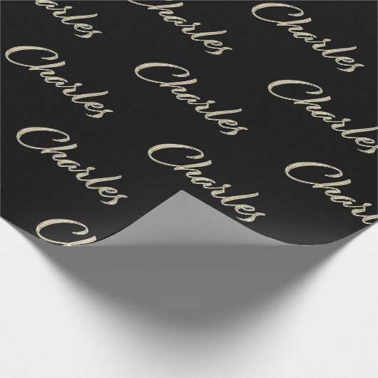 Charles Vorname Name edles Geschenkpapier Papier (Hoek)