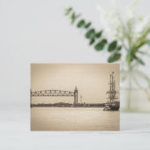 Charles W. Morgan 38th Voyage Briefkaart (Staand voorkant)