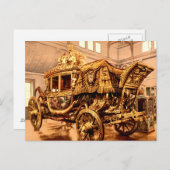 Charles X Carriage, Versailles, Frankrijk Briefkaart (Voorkant / Achterkant)