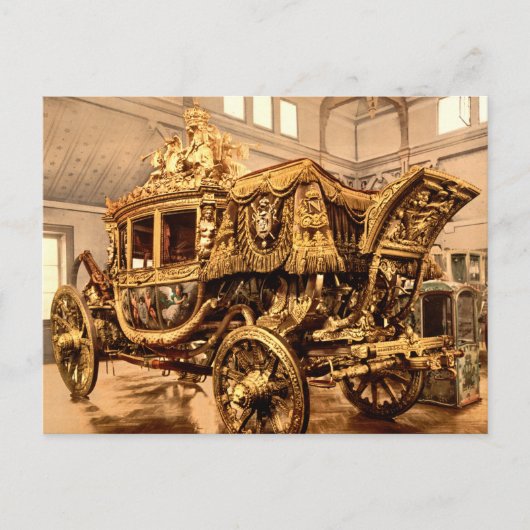 Charles X Carriage, Versailles, Frankrijk Briefkaart (Voorkant)